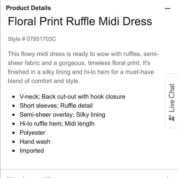 EXPRESS FLORAL PRINT RUFFLE MIDI DRESS! - Picture 8 of 8